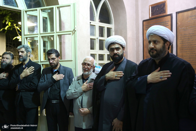 مراسم چهلمین روز در گذشت  آیت الله صانعی در حسینیه جماران  2
