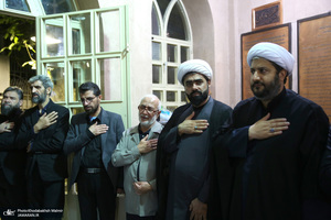 مراسم چهلمین روز در گذشت  آیت الله صانعی در حسینیه جماران  2