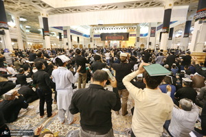 مراسم احیای شب بیست و یکم ماه رمضان در حرم مطهر حضرت معصومه (س)