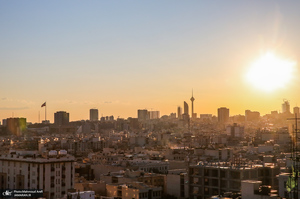 آسمان بی نظیر امروز تهران