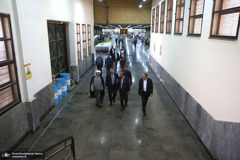 بازدید رئیس موسسه تنظیم و نشر آثار امام خمینی(س) از شرکت چاپ و نشر بانک ملی