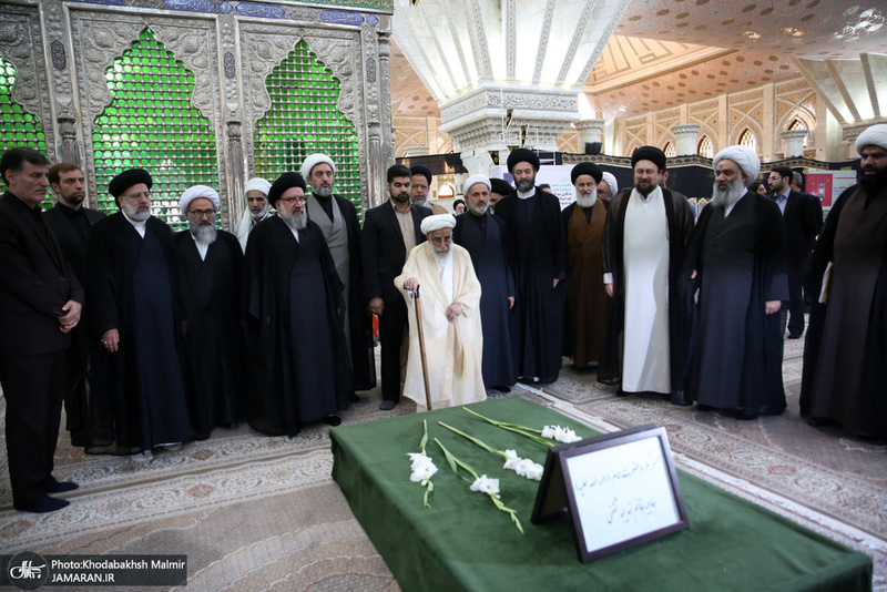 تجدید میثاق هیأت رئیسه و اعضای مجلس خبرگان رهبری با آرمان های امام خمینی(س)