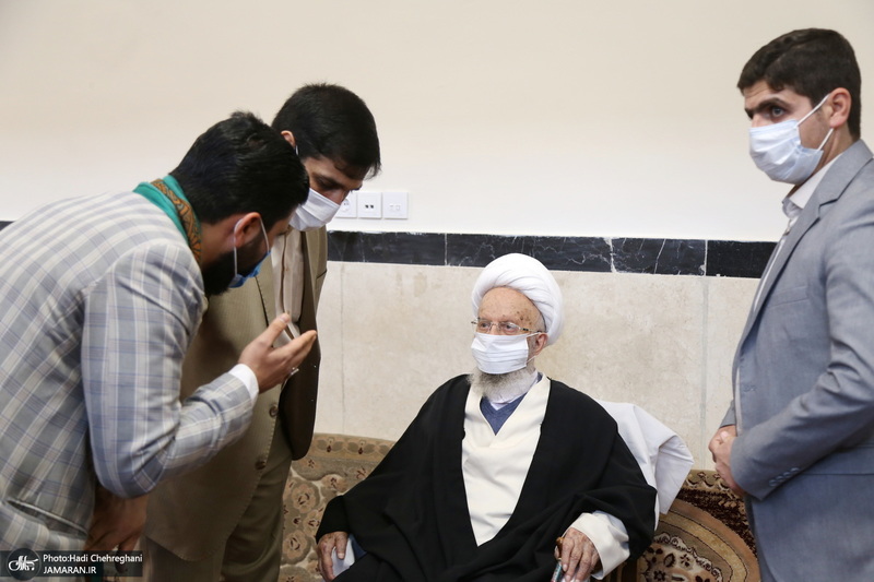 مراسم عمامه گذاری و جشن ولادت امیرالمومنین (ع) در بیوت مراجع و علماء‎‎