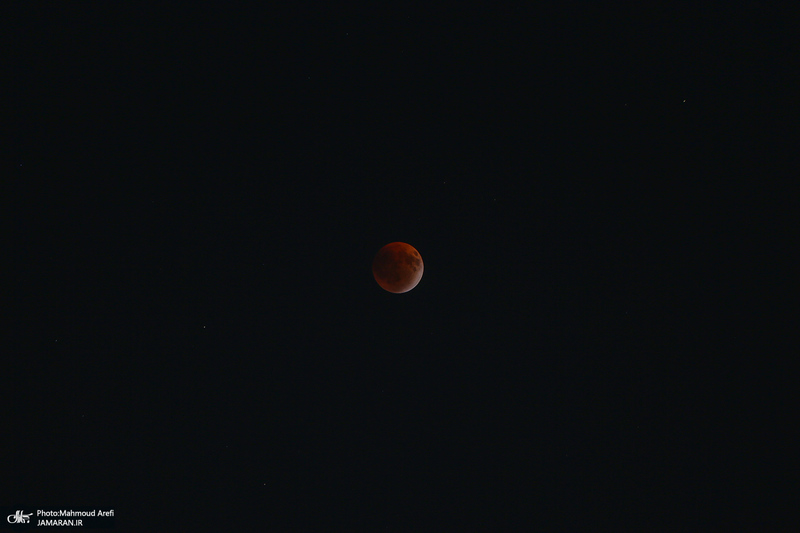 ماه گرفتگی امشب آسمان تهران