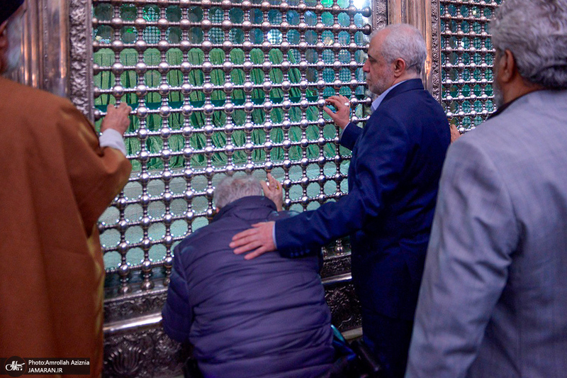 تجدید میثاق رئیس و مدیران ارشد بنیاد شهید و امور ایثارگران با آرمان‌های امام خمینی (س)