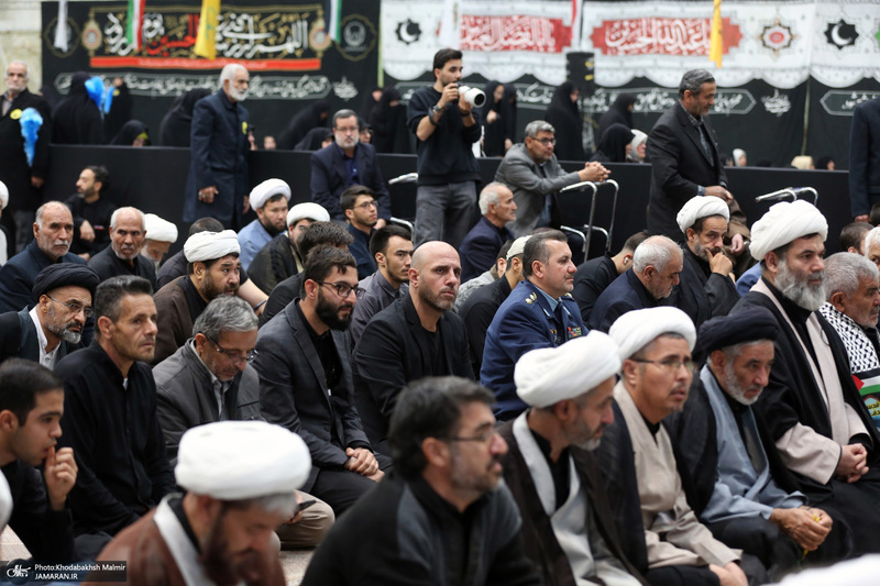 مراسم عزاداری شب شهادت حضرت زهرا(س) در حرم امام خمینی(ره) برگزار شد