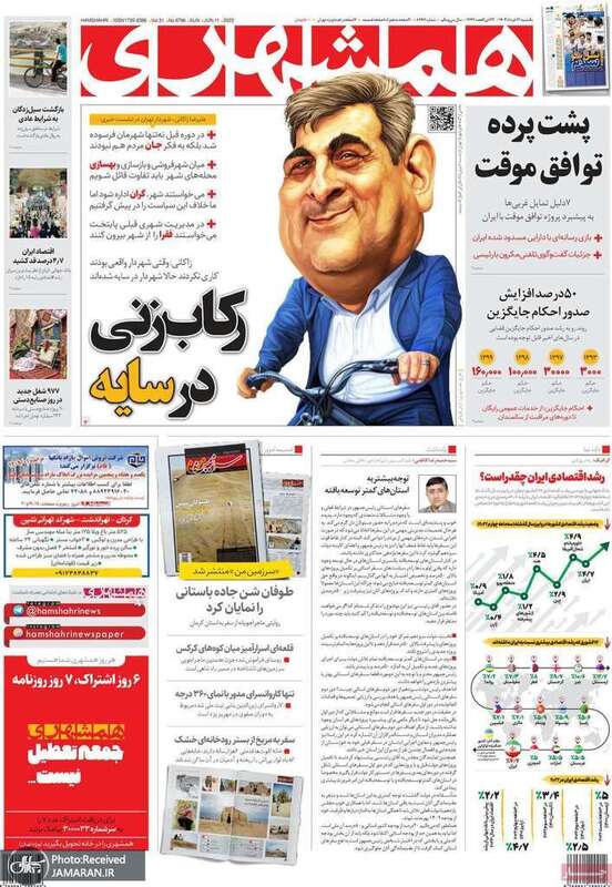 گزیده روزنامه های 21 خرداد 1402