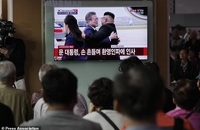 استقبال رهبر کره شمالی از مون جائه