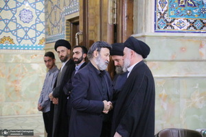 مراسم تشییع و خاکسپاری آیت الله نورالله شاه آبادی(ره) در قم