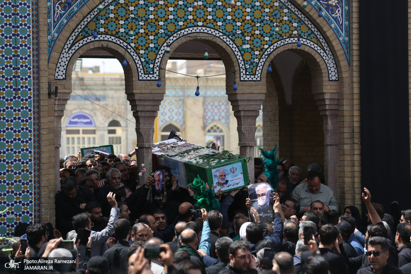 مراسم تشییع شهید محمد مهدی طهرانچی