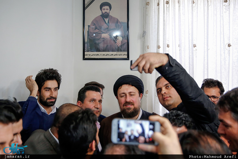 دیدار جمعی از فعالان فضای مجازی با سید حسن خمینی