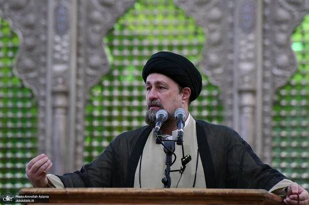 السیّد حسن الخمینی: "کثیرًا ما یشعر الإنسان بالخجل من حکّام بعض المناطق الإسلامیة؛ فکم تساوی الدنیا حتّى یقیموا علاقات مع نظامٍ مجرم من أجل متاع الدنیا؟!