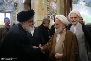 مراسم تشییع و خاکسپاری آیت الله سید هاشم رسولی محلاتی(ره) در قم