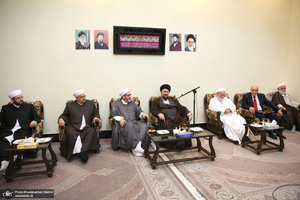 دیدارجمعی از علمای اهل سنت کشور سوریه با سید حسن خمینی