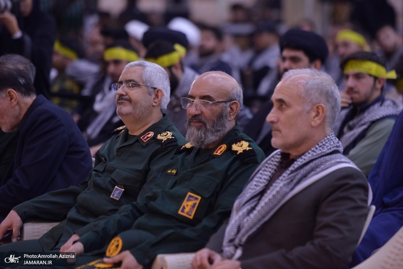 گردهمایی مسئولین بسیج دانشجویی و طلاب بسیجی در حرم امام با سخنرانی رئیس‌جمهور پزشکیان (20)