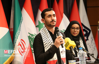 اجتماع دانشجویان بین الملل دانشگاه‌های علوم پزشکی شهر تهران درحمایت از مردم غزه (16)