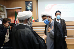 مراسم تودیع و معارفه سرپرست موسسه تنظیم و نشر آثار امام خمینی(س) نمایندگی قم