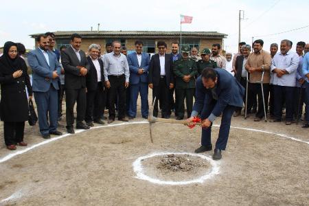 عملیات اجرایی یک مدرسه روستایی خیرساز در گنبدکاووس آغاز شد