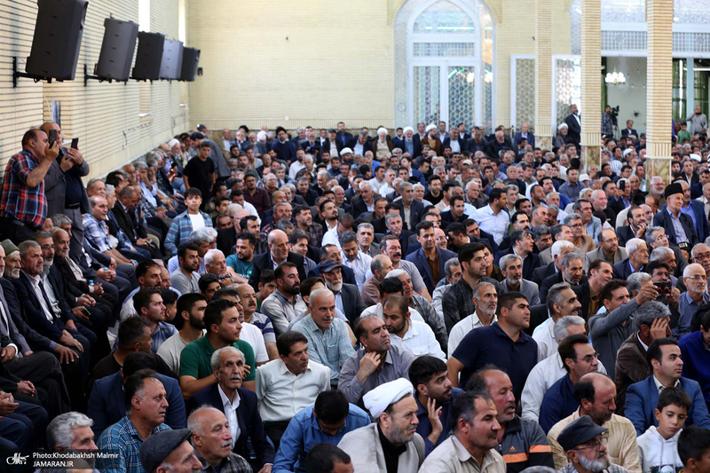 حضور سید حسن خمینی در روستای خیارج استان قزوین -3