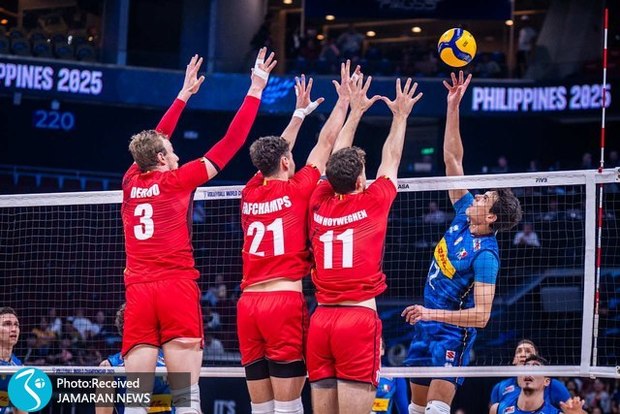 والیبال قهرمانی جهان| صعود قاطع ایتالیا به نیمه نهایی با عبور از بلژیک