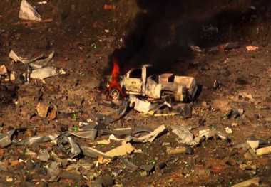 ببینید/ کارخانه مهمات ارتش آمریکا با خاک یکسان شد/ ۱۸ نفر مفقود شدند