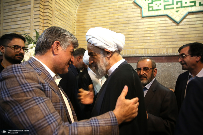 مراسم یادبود حاجیه خانم خدیجه خاتمی در مسجد امیرالمومنین (ع) -1