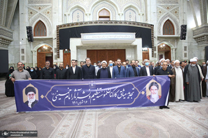 تجدید میثاق رئیس و کارکنان موسسه‎ تنظیم و نشر آثار امام خمینی با آرمان های بنیانگذار جمهوری اسلامی