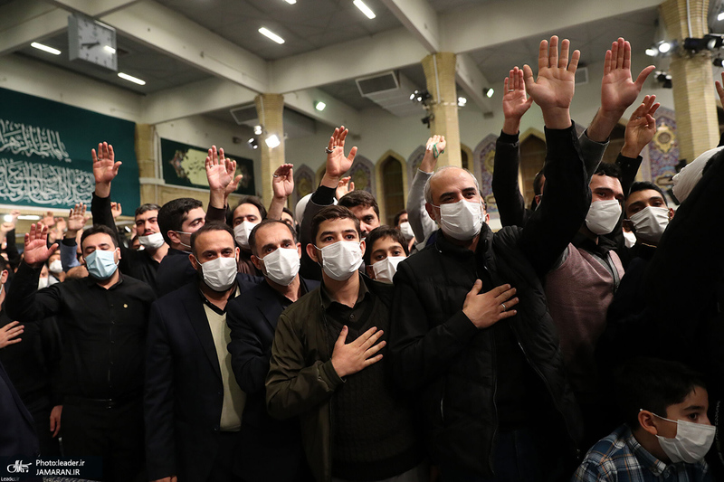 دومین شب مراسم عزاداری حضرت فاطمه‌زهرا (س) در حسینیه امام خمینی