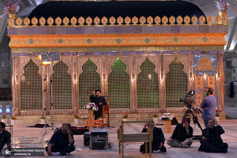 مراسم احیای شب بیست و یکم ماه مبارک رمضان در حرم امام خمینی(س)