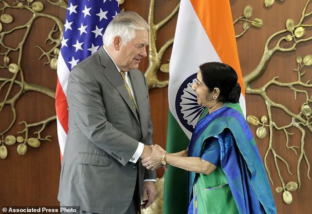 دست خالی وزیر خارجه آمریکا در هند+ تصاویر 