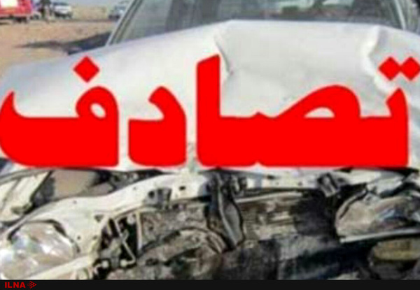 مصدومیت 9 کارگر در حادثه رانندگی محور رفسنجان - کرمان