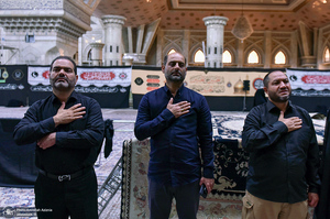مراسم عزاداری ظهر عاشورا در حرم مطهر امام خمینی