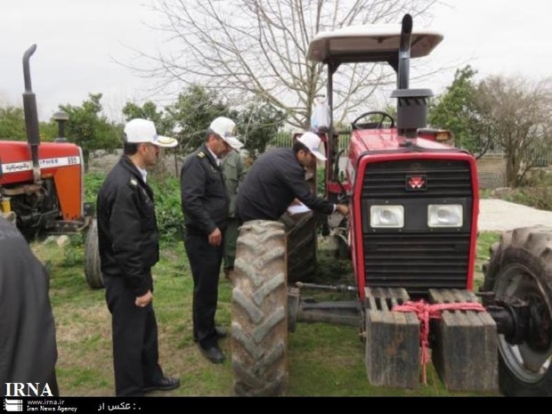 15 هزار ماشین کشاورزی در خراسان رضوی پلاک گذاری شدند