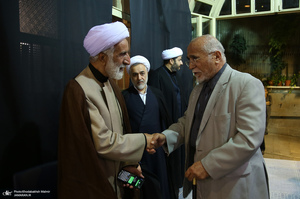 مراسم بزرگداشت آیت الله حسن صانعی (ره) در حسینیه جماران -1