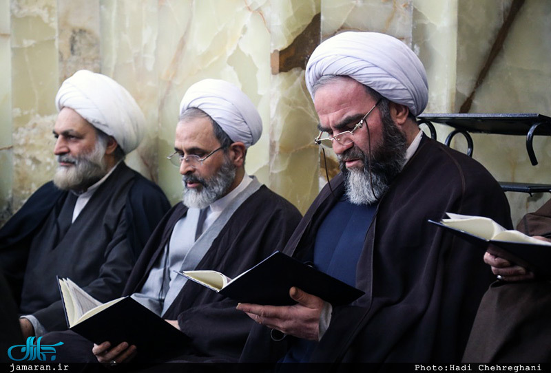 مراسم چهلمین روز درگذشت آیت الله العظمی موسوی اردبیلی(ره) در مسجد اعظم قم