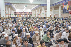 مراسم بزرگداشت آیت‌الله العظمی فیاض در حرم مطهر حضرت معصومه (س)