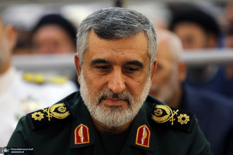 حضور شخصیت های سیاسی و لشکری  در سی و پنجمین سالگرد ارتحال حضرت امام خمینی (س) -1 - سردار امیرعلی حاجی زاده