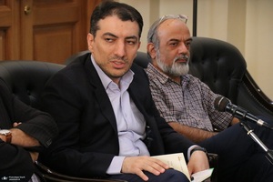 دیدارها معاون فرهنگی و هنری موسسه تنظیم و نشر آثار امام خمینی از شهرستان خمین‎‎