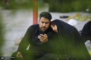 احیای شب بیست و یکم ماه مبارک رمضان در گلزار شهدای قم‎