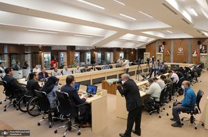 نشست خبری ماجد راشد رئیس کمیته پارالمپیک آسیا / Majid Rashed / President, Asian Paralympic Committee/ mahmoud arefi