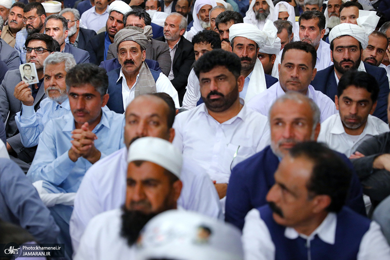 دیدار هزاران نفر از مردم سیستان و بلوچستان و خراسان جنوبی با رهبر انقلاب
