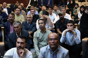 دیدار مسئولین هیت های مذهبی اتباع استان تهران با سید حسن خمینی