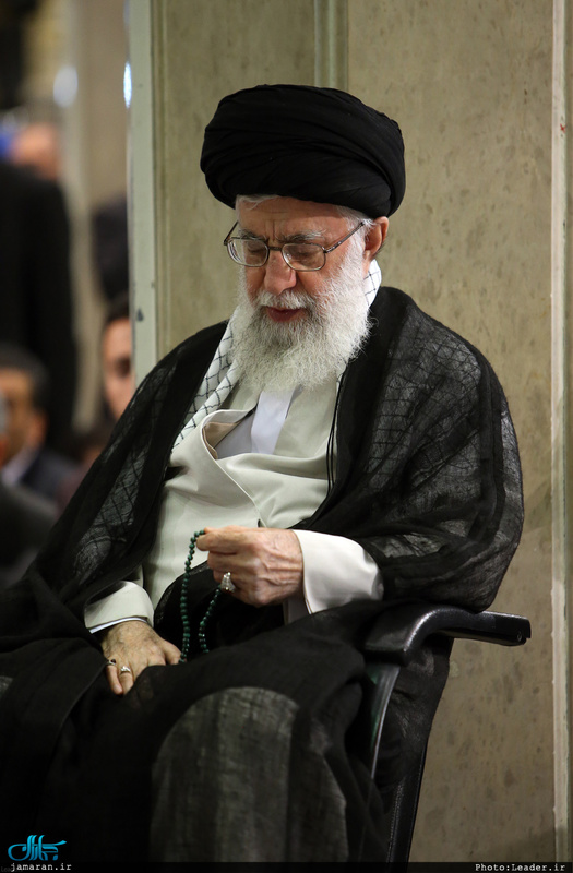 مراسم سوگواری مولای متقیان امام علی(ع)  با حضور رهبر معظم انقلاب 