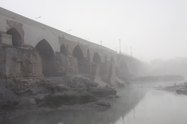 مه صبحگاهی دزفول را فرا گرفت