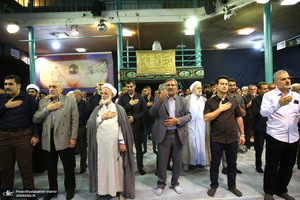 مراسم چهلمین روز در گذشت  آیت الله صانعی در حسینیه جماران  2