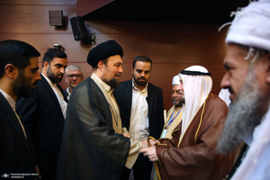 دیدار مهمانان خارجی سی و هفتمین کنفرانس وحدت اسلامی با سیدحسن خمینی