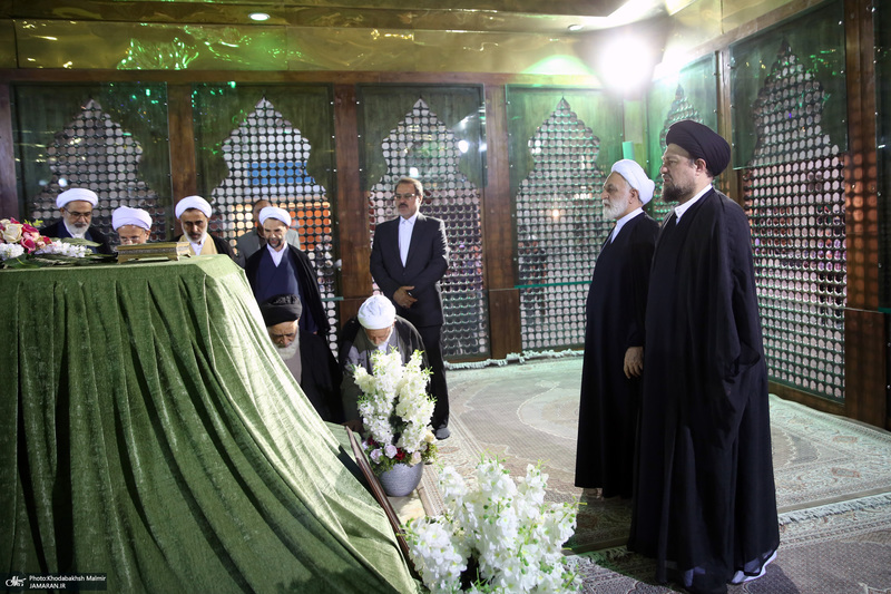 مراسم تجدید میثاق رئیس و کارکنان قوه قضاییه با آرمان های امام؛