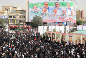 مراسم تشییع شهدای جنگ تحمیلی رژیم صهیونیستی در تهران-6