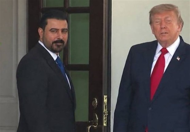 الزیدی نخست وزیر عراق با ترامپ دیدار کرد + عکس