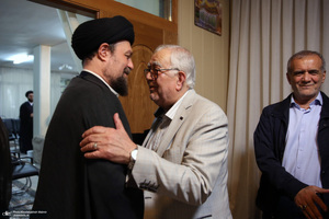 دیدار مسعود پزشکیان با سید حسن خمینی